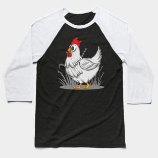 I Love Chicken | Chicken Lover | Farmer Gift Baseball T-Shirt